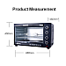 POWERPAC PPT80 ELECTRIC OVEN 80L
